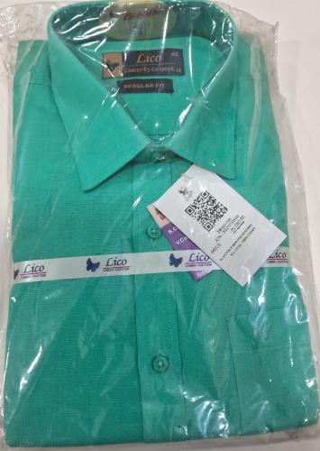 PL COTTON XLINEN DYED READYMADE SHIRT 40 FS